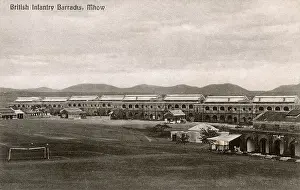 Mhow: British infantry barracks, Mhow, Madhya Pradesh, India