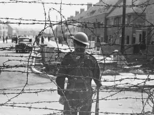 Sentries: British internment camp WWII