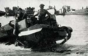 Ashore: British land on Sicilian beaches, WW2