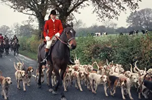 Foxhunt: The British at Leisure series -- foxhunting event