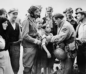 Pinning: British liberator of Greece, pinning a British
