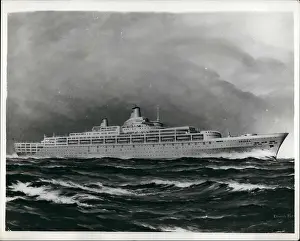 Oriana: British liner Oriana, artist's impression