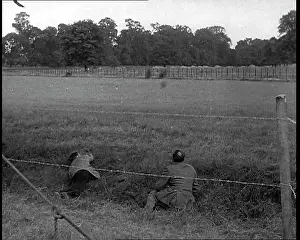 Practising: British Local Defence Volunteers Practising