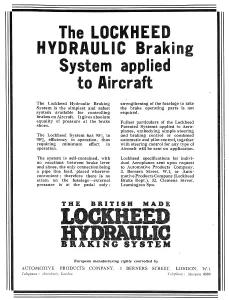 Braking: The British Made Lockheed Hydraulic Braking