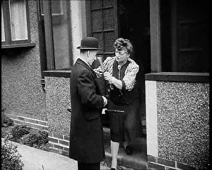 Brushed: A British Man Having His Coat Brushed By His