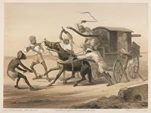 Curry: British man travelling in an Indian carriage