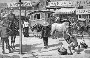 Mandalay: British in Mandalay, Burma 1887
