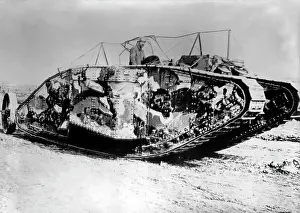 Tracked: A British Mark I tank at the Battle of Flers-Courcelette