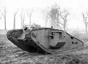 Increase: British Mark IV tank with Tadpole Tail, WW1