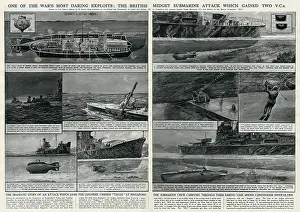 Exploits: British midget submarine attack by G. H. Davis