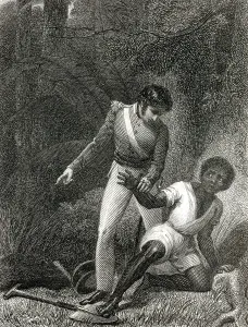 Keepsake: British Military Officer and His Slave