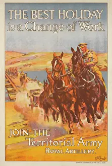 Limber: British Military Poster - Inter-war period