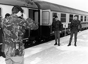 Intervals: British military train leaves Berlin