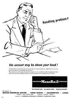 Mono: British MonoRail Overhead Handling Equipment
