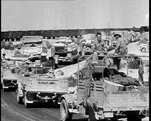 Motorised: A British Motorised Column Transporting Soldiers