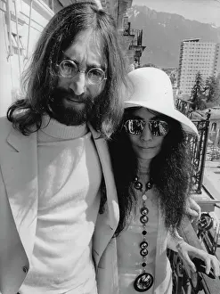 Yoko: British musician John Lennon and his