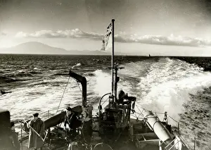 Policing: British Navy under White Ensign in Mediterranean, WW2