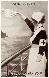 Goodbyes: British Nurse off to the Western Front