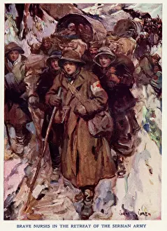 Serbs: British Nurses Retreat with the Serbian Army