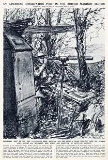 Noting: British Observation Post; Second World War 1940