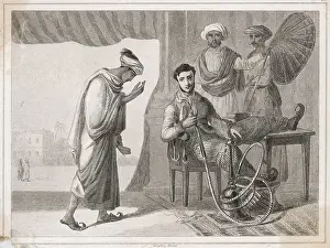 Hookah: BRITISH OFFICIAL, INDIA