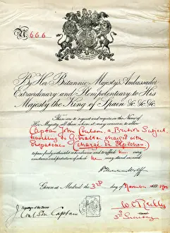 Gibraltar: British passport from Madrid to Gibraltar