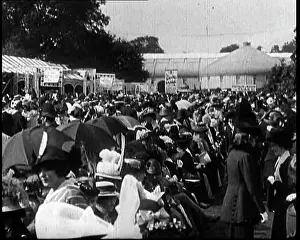 Marquees: British People Crowding Around Tents and Marquees