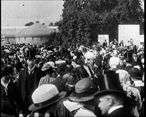 Marquees: British People Crowding Around Tents and Marquees