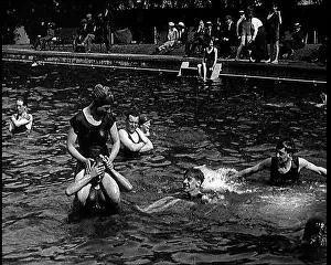 British Pathé Ltd: British People Having Fun at a Lido