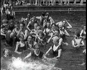 Chiswick: British People Splashing and Playing In the