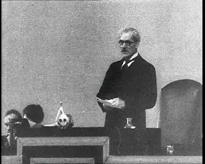 Monetary: British Prime Minister Ramsay MacDonald Giving