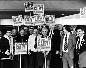 Closure: British Rail workers campaigning, Save the Caley!