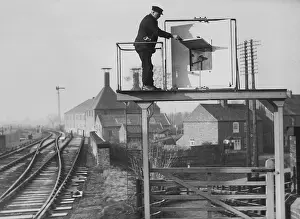 Knaresborough: British railroad signals, 1936