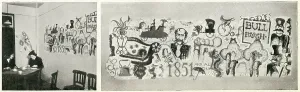 Murals: British Restaurant, WWII - mural decorations