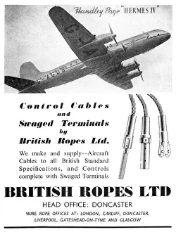 Terminals: British Ropes Control Cables & Swaged Terminals 1952