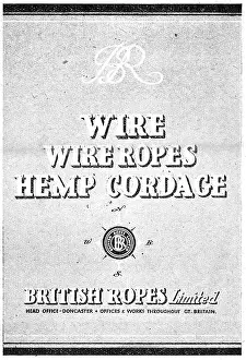 Cordage: British Ropes - Wire Ropes & Hemp Cordage