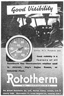 Thermometers: British Rototherm Dial Thermometers