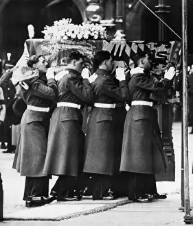 Pallbearer: British Royalty. Funeral of British Queen ?