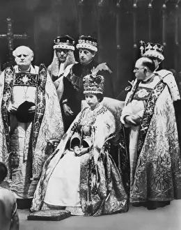 Bradfield: British Royalty. Front row, from left: Bishop ?