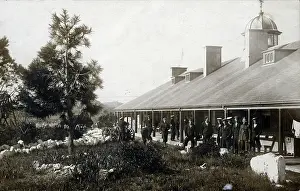 British sailors at a naval outpost (possibly a sanatorium)