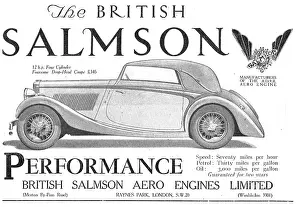 Salmson: British Salmson 12HP Drop Head Coupe