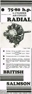 Salmson: British Salmson 75 hp 9 Cyl Radial