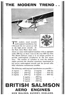 Salmson: British Salmson AD9 Aero Engine