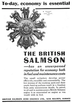 Salmson: British Salmson AD9 Aero Engine