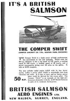 British Salmson AD9 Aero Engine - Comper Swift G-AAZC