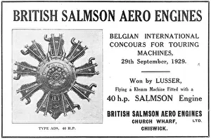 Salmson: British Salmson Aero Engines 1930