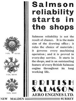 Salmson: British Salmson Aero Engines