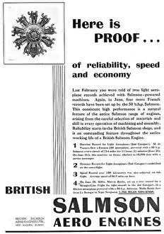 Salmson: British Salmson Aero Engines