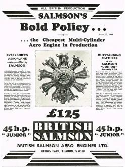Salmson: British Salmson Bold Policy