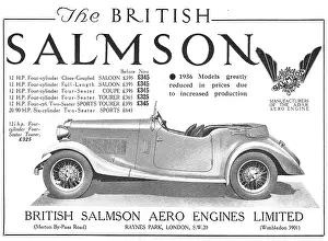 Salmson: British Salmson Cars - 1936 Models
